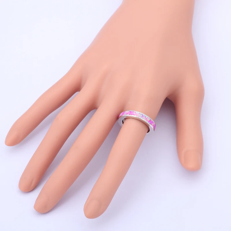 Новый Pendientes кольцо фиолетовый огненный опал Марка Серебро оптом и в розницу