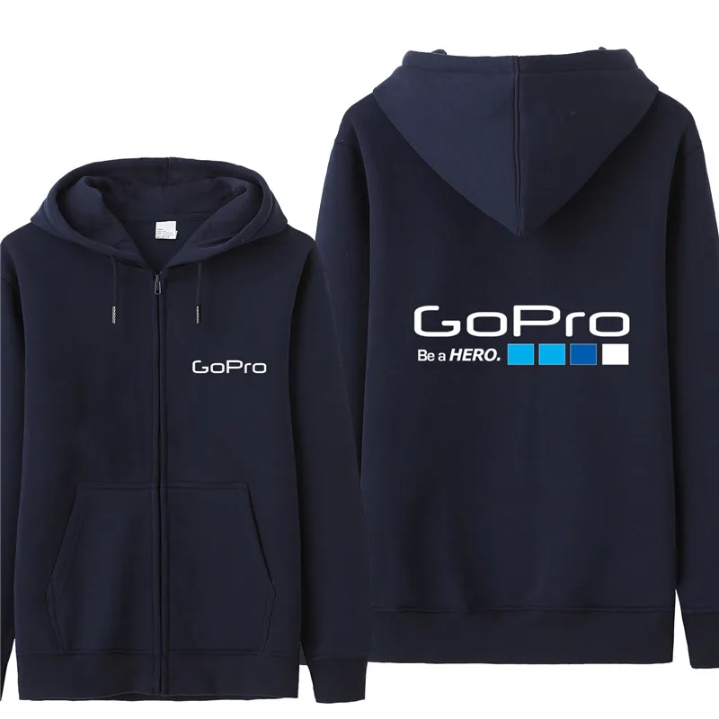 Осень Go pro Gopro Толстовка толстовки мужские модные пальто пуловер флисовый пуловер унисекс человек быть героем Gopro толстовки HS-036