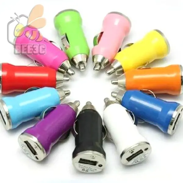 Универсальное компактное автомобильное зарядное устройство USB 5 в 1 а для iPhone 7 6 4