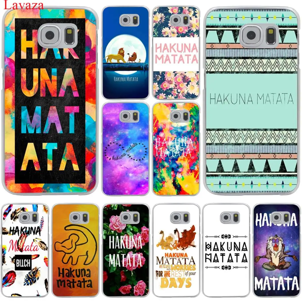 Чехол для телефона Lavaza hakuna matata The Lion King Samsung Galaxy S20 Ultra S10E S10 Lite S6 S7 Edge S8 S9 Plus A51 A71 A81