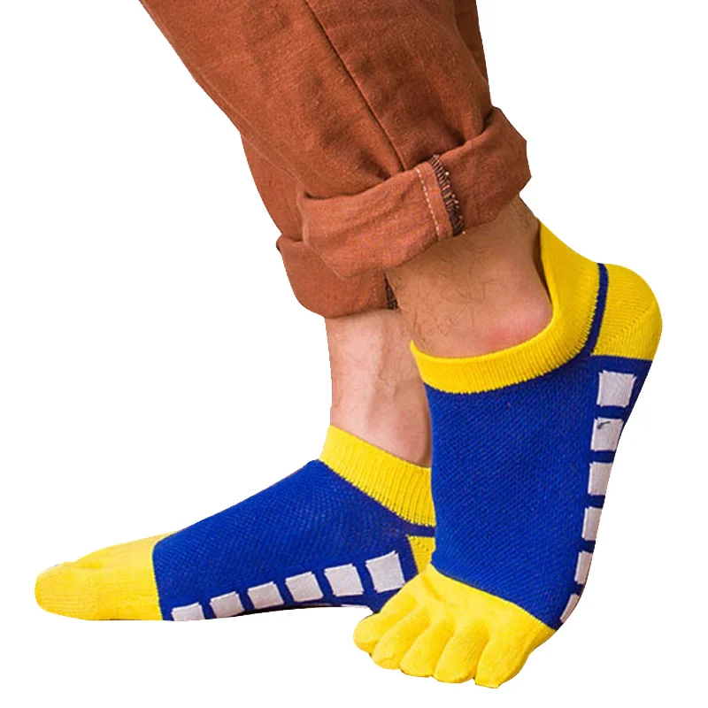 1 пара мужские хлопок Toe Носки для девочек модные удобные пять пальцев носок