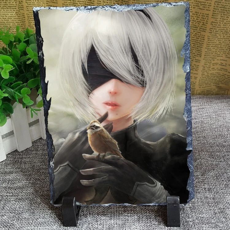 НИР: автоматы yorha № 2 Тип b сделай сам камень картина стол модель Фигурка героя