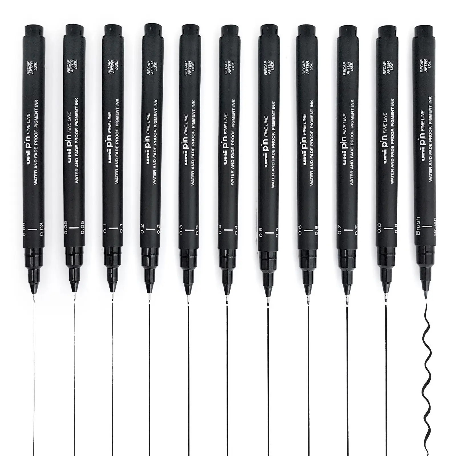 1 шт. uni pin Fineliner ручка для рисования маркер водостойкие чернила