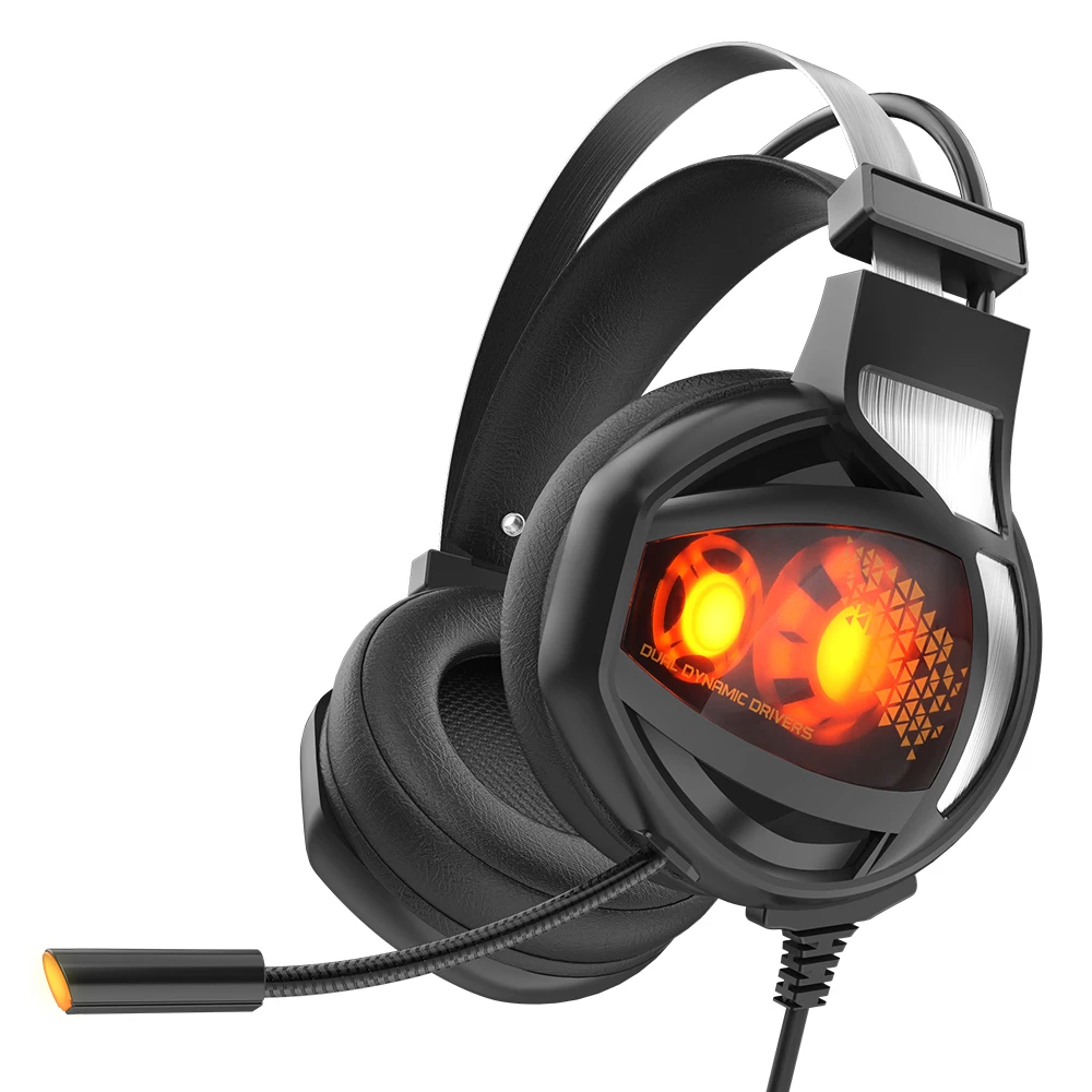 Aibesser портативный двойной катушки headfone USB тяжелый бас и высокой ноте громкой связи