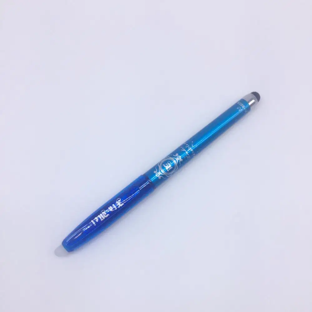 sky blue ink Новая шариковая ручка для планшетов и КПК, стираемая и осязаемая, Офисная и школьная Ручка, сенсорный экран для Ipad Iphone - Цвет: sky blue ink