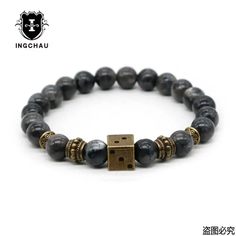 Винтажный браслет с бронзовым покрытием для домино 2018 мужские и женские браслеты