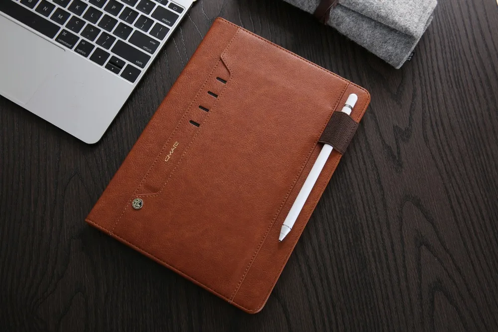 Для iPad Pro 11 чехол кожаный бизнес флип-чехол-книжка с подставкой и карандашом с отделениями для карт чехол для Apple Pro 11 Tablet