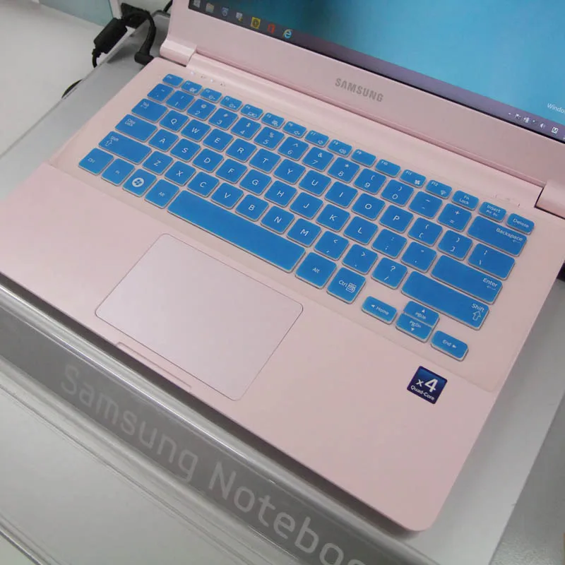 Силиконовый защитный чехол для клавиатуры для samsung 905S3G 740U3E 915S3G 906S3G - Цвет: Blue
