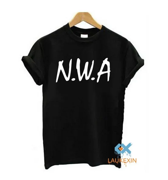 NWA. Футболка Straight Out Movie NWA Ice Cube Dr Dre Eazy E DJ Yella MC Ren Мужская футболка высокое качество
