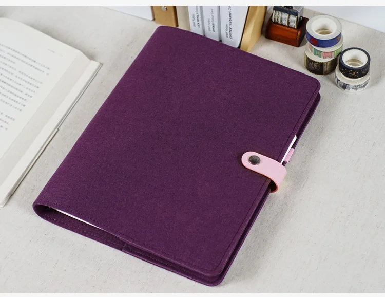 2017 винтажный персональный органайзер Классический войлок чехол для офиса