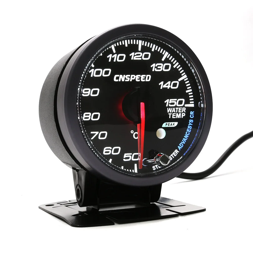 CNSPEED 60 мм автоматический датчик температуры воды Белый/янтарный светильник с пиковой функцией 50-150C датчик температуры воды автомобильный измеритель