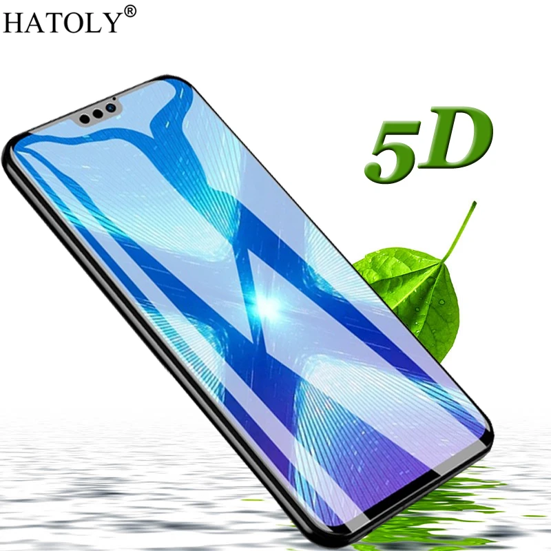 5D huawei c закаленным стеклом Honor 8X стеклянная пленка 9 H полное покрытие закругленные края стекла для huawei Honor 8X протектор экрана для Honor 8X