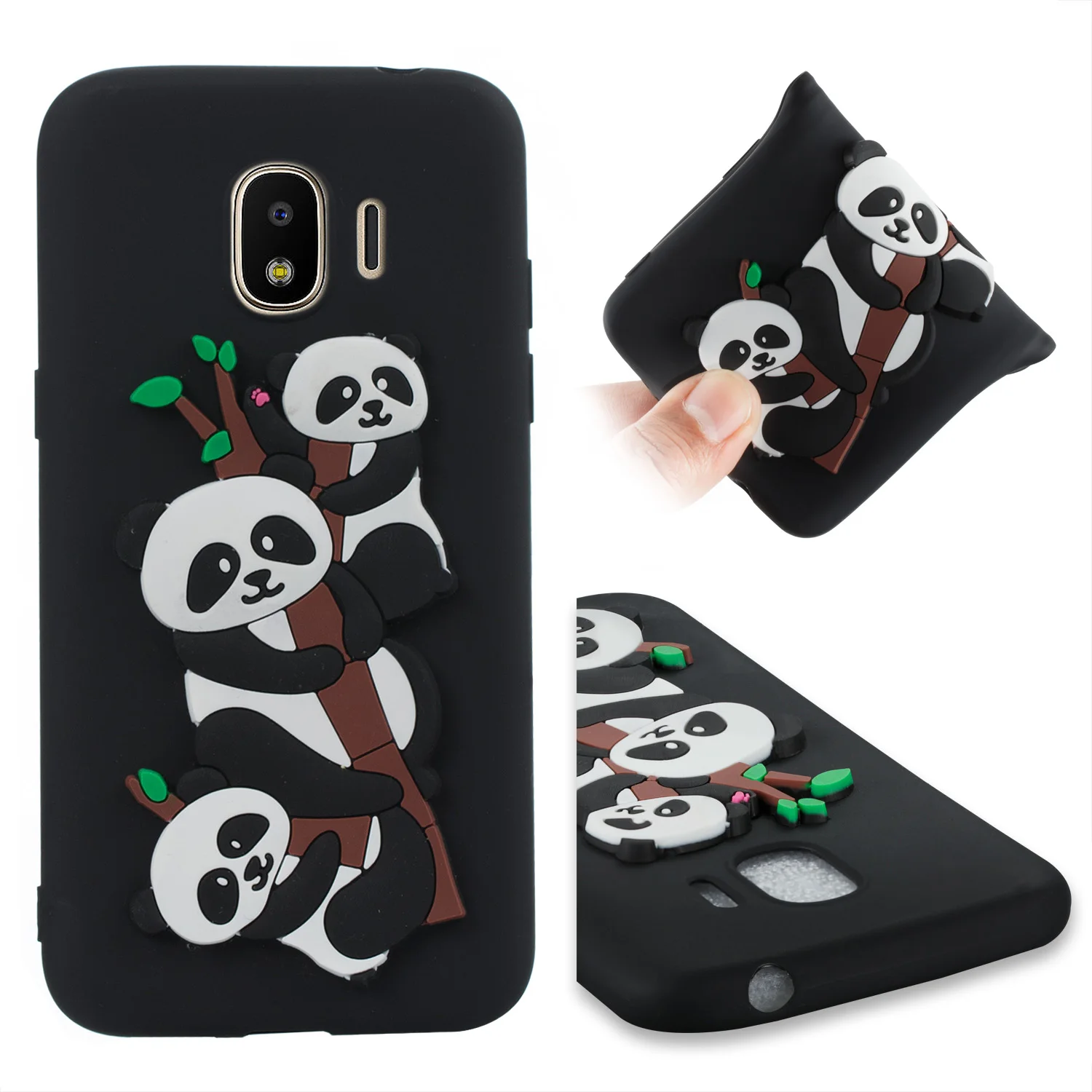 Чехол для Samsung Galaxy J2 Pro (2018) Мягкий защитный чехол из ТПУ с 3D рисунком силиконовый