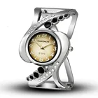 Часы наручные женские кварцевые с кристаллами, дизайнерские модные элегантные, с браслетом