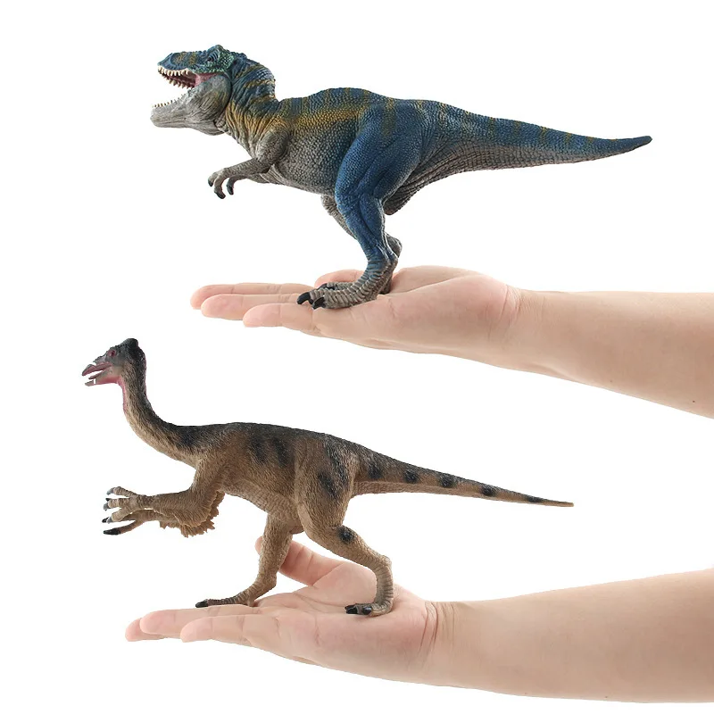 Парк Юрского периода игрушечные модели динозавров carnoaurus Dilophosaurus velocyraptor ПВХ