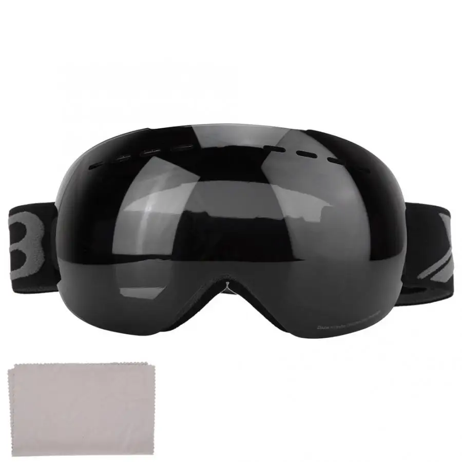 Двойные линзы противотуманные очки УФ для взрослых Лыжный Спорт Снег Сноуборд
