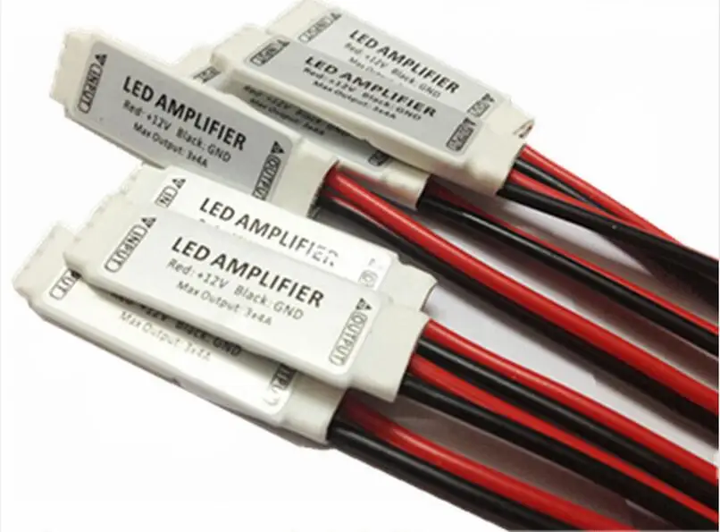 

12V max 12A 3channel mini rgb led signal amplifier controller for led rgb strips smd 3528 5050 2835 LED Repeater X 2000PCS