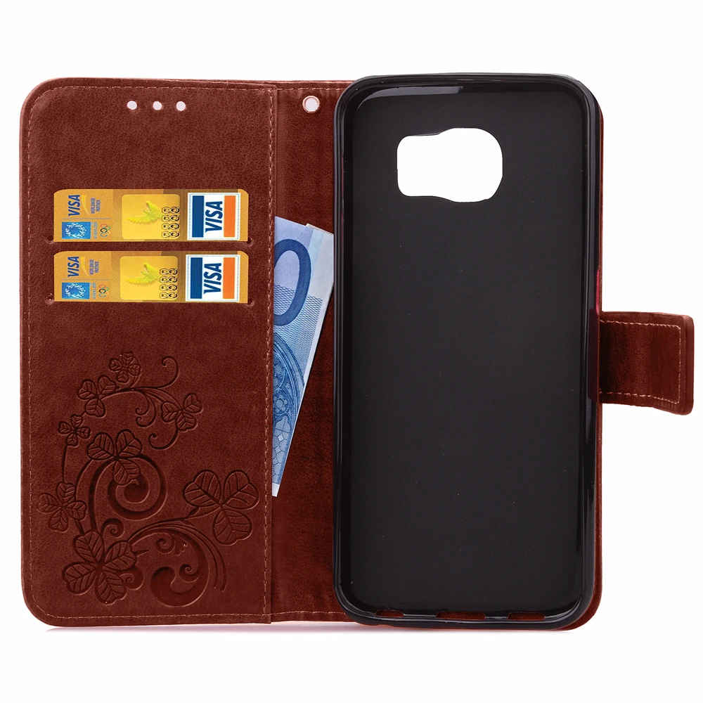 Coque чехол для Samsung Galaxy S6 S 6 Zero F G920 G920F G920FD G920W8 SM-G920F SM-G920i SM-G920FD Чехол-книжка для телефона с кошельком и кожаный чехол