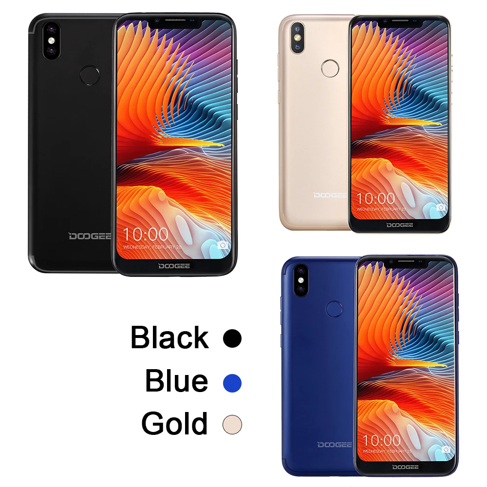 Новый u-образный DOOGEE BL5500 Lite смартфон 6 19 дюймов MTK6739 четырехъядерный 2 Гб ОЗУ 16 ПЗУ