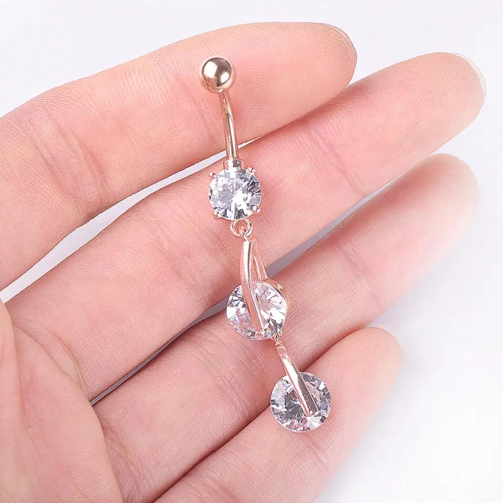 Модные сексуальные украшения для тела женщин вечерние Колечки на пупках длинные