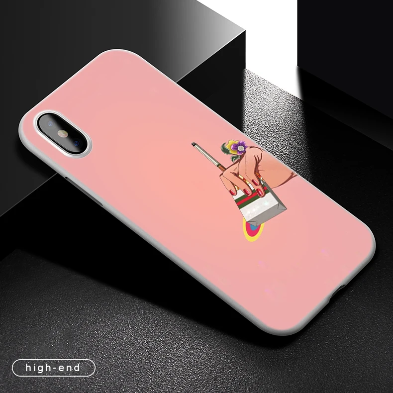 Мягкий чехол из ТПУ для iPhone 13 12 Mini 11 Pro XS Max XR X 8 7 6 Plus SE 2020 S девочек | Мобильные