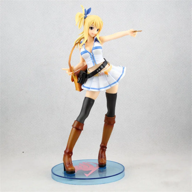 8 дюймов Сказочный хвост аниме сексуальные фигурки Lucy ПВХ имитация фигурка