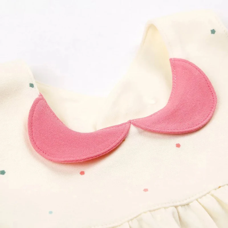 Новинка для маленьких девочек нагрудники фартуки красивые Bebe моющиеся нагрудник