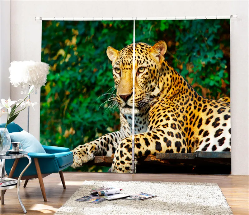 

Современные 3D затемняющие окна Tiger, занавески для гостиной, постельное белье для комнаты, отеля, офиса, портьеры