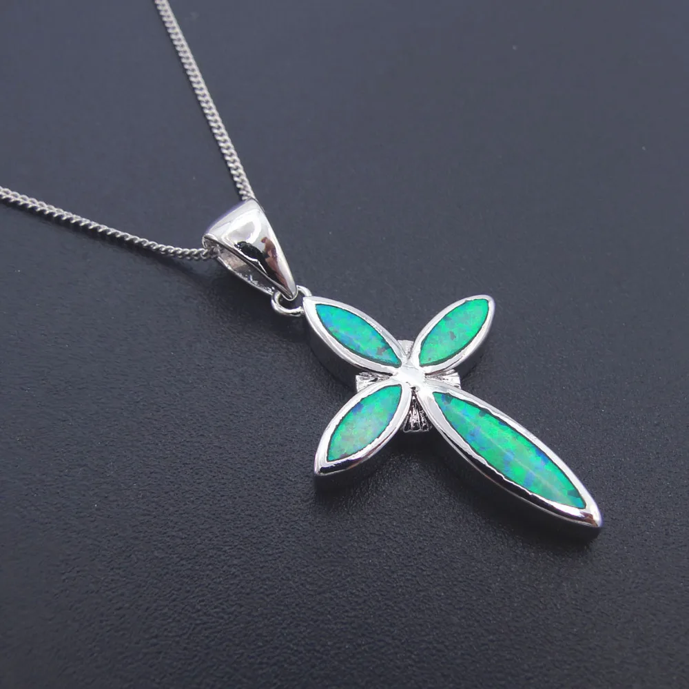 Новое поступление ювелирные изделия подвеска ожерелье с зеленым опалом Подвеска