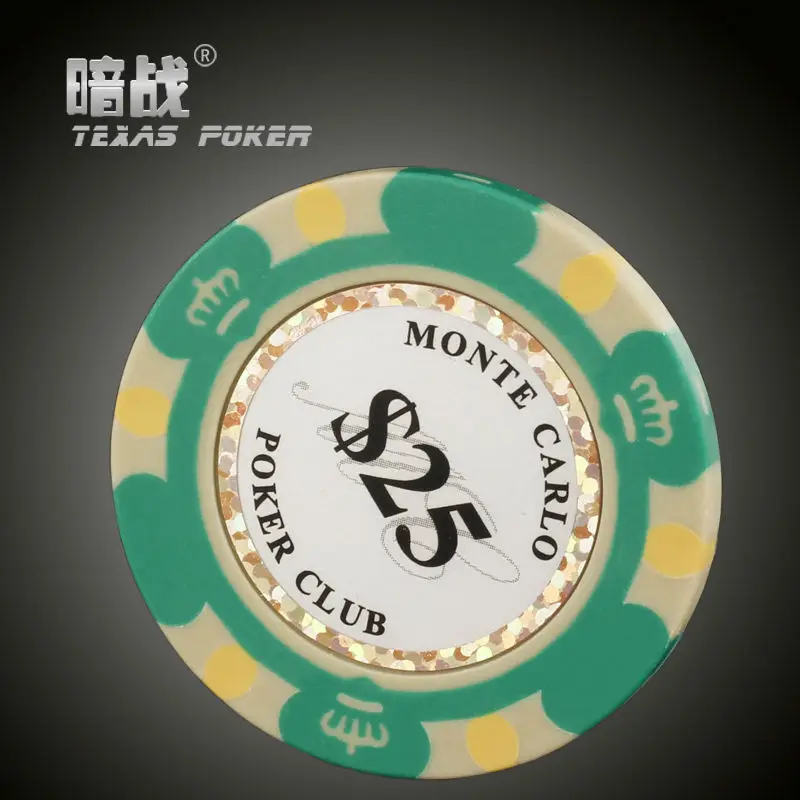 Высококачественные для игры в покер фишки 14 г глина/железо/АБС фишек Техасский