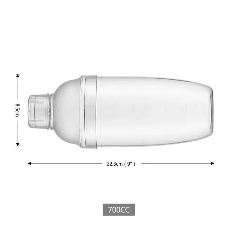 OBR 700 куб. См пластиковая фреза с измерением Напиток Мартини миксер бармена