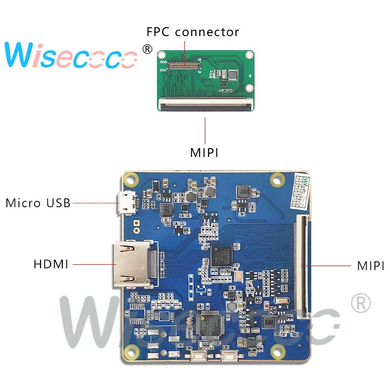 5 дюймовый сверхчеткий 4K дисплей с разрешением 2160*3840 MIPI LS055D1SX05 (G) платой