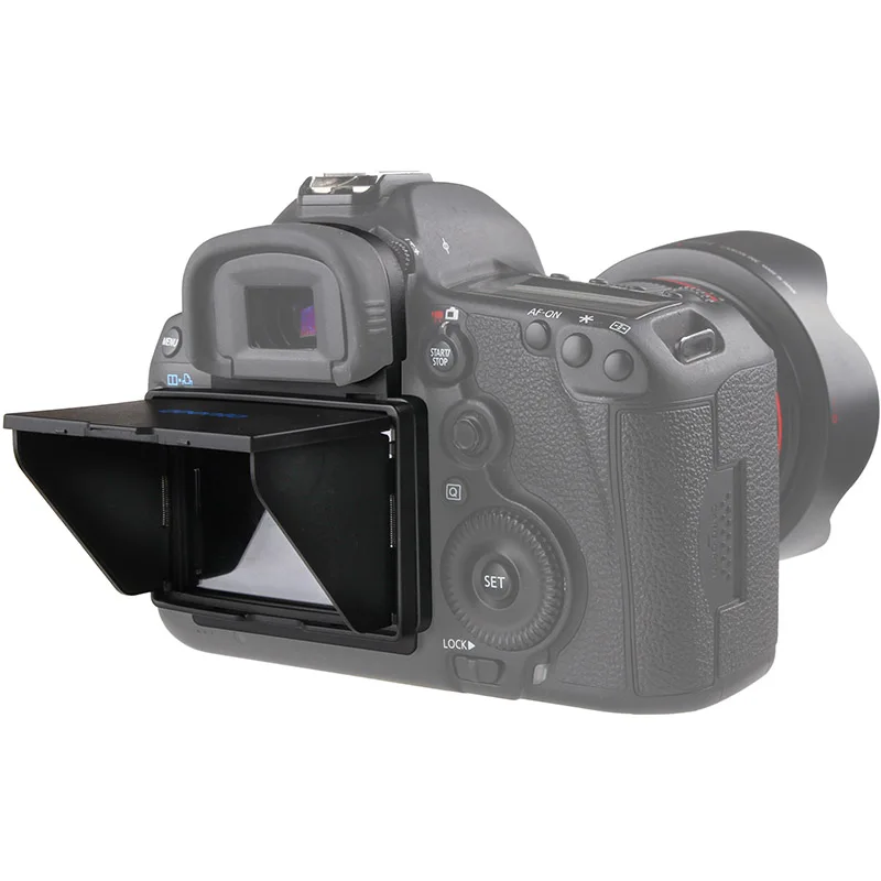 Qeento ЖК экран протектор всплывающий солнцезащитный козырек крышка для цифровой