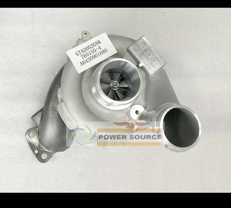 GT2056V 765155 765156 765155-0004 Turbo For Mercedes Benz Sprinter Viano Vito C320 E320 E280 G280 M320 R320 R280 OM642 EU-4 3.0L |