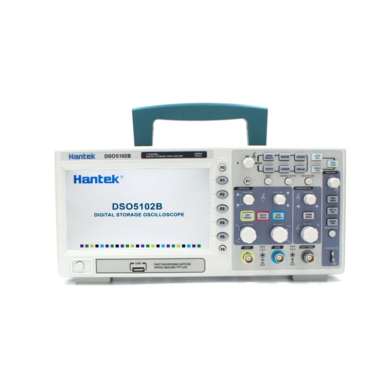 Осциллограф Hantek DSO5102B цифровой 2 канальный 100 МГц USB портативный осциллограф 1