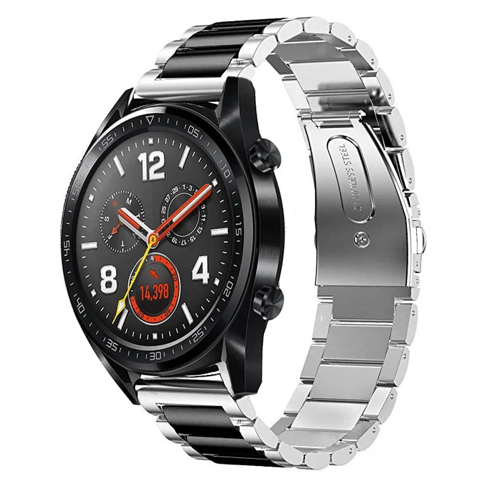 Быстросъемный ремешок для часов из нержавеющей стали Huawei Watch GT/Honor Magic сменный на