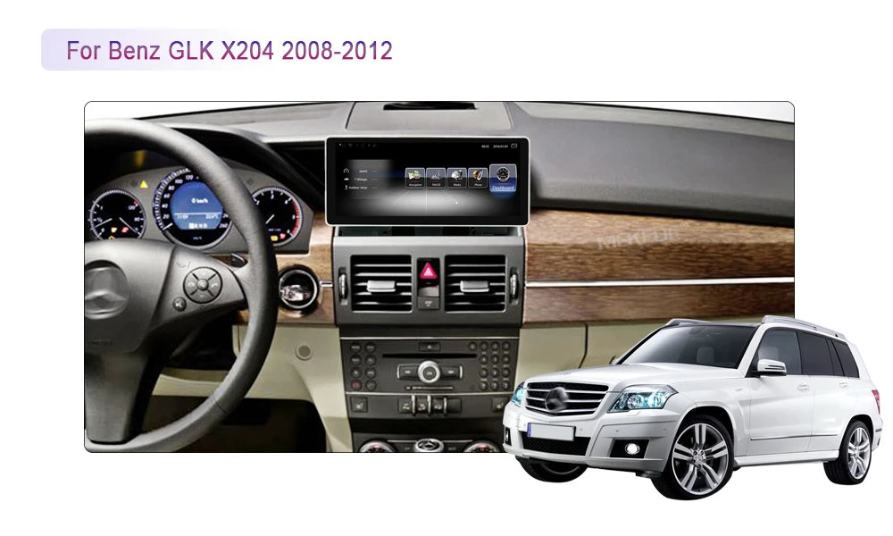 Mekede android 7 автомобильный dvd gps мультимедийный плеер для Mercedes Benz GLK X204 2008-2012 с 4G lte 3 Гб ram 32 ГБ rom wifi BT navi