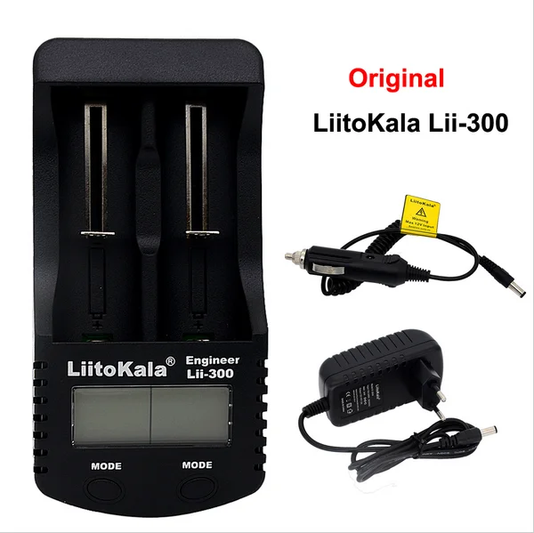 Liitokala lii-300 цифровой 18650 26650 18350 10440 18500 Зарядное устройство ЖК-дисплей Дисплей Батарея емкость Тесты Каррегадор Bateria Зарядное устройство