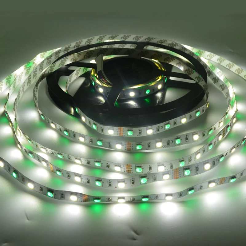 5 м светодиодный ленты RGBW/RGBWW 5050 SMD свет DC12V IP20/IP65 Водонепроницаемый лента + 2 4G пульт