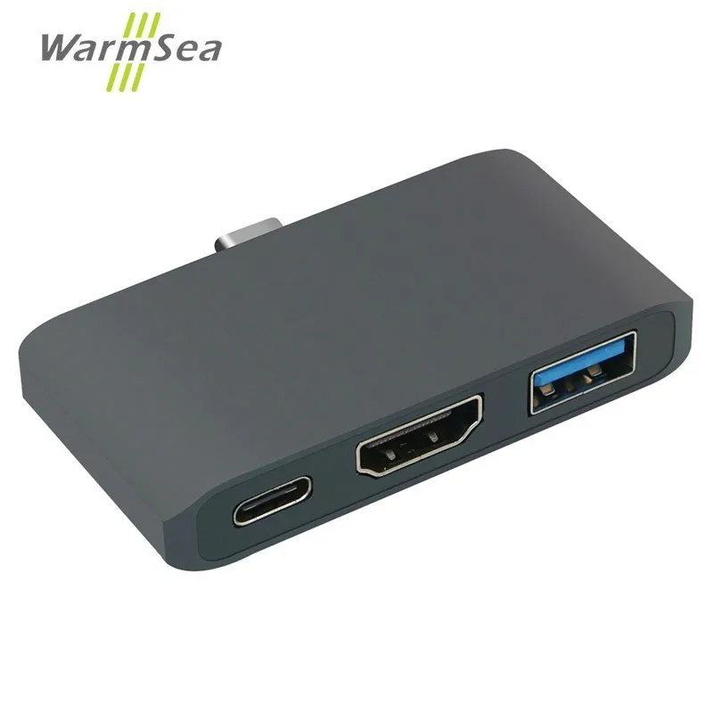 Серебристый USB C к HDMI адаптер для samsung DeX станции рабочего опыта для Galaxy Note8/S8/S8+/S9/S9+, nintendo Switch, MacBook Pro 2 - Цвет: Серебристый