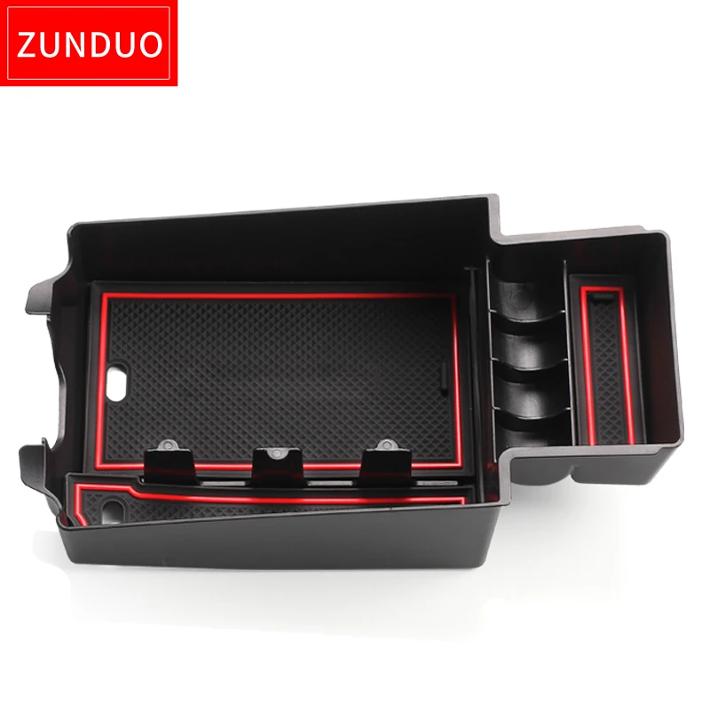 Car central console armrest box For Benz A45 GLA CLA A B Interior Accessories Stowing Tidying red Container Organizers | Автомобили и