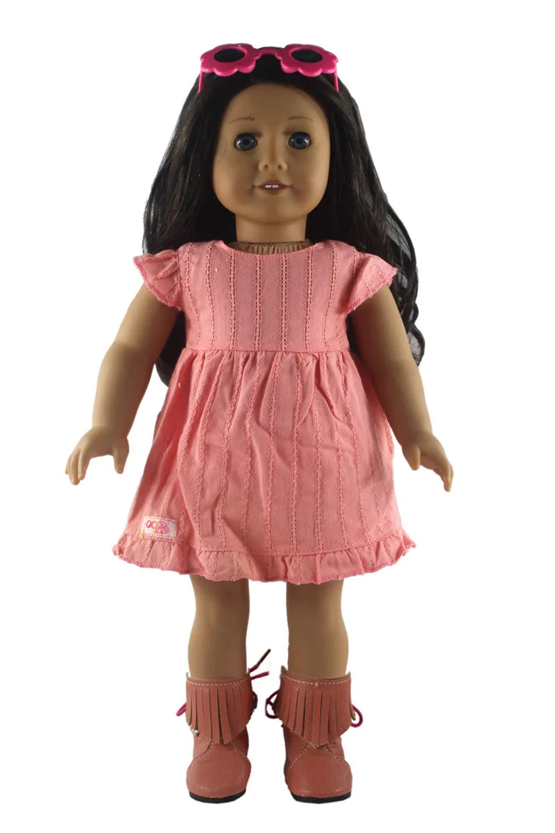 Новинка, 1 комплект кукольной одежды для 18-дюймовой американской детской игрушки, одежда для 18-дюймовой кукольной обуви от AliExpress WW