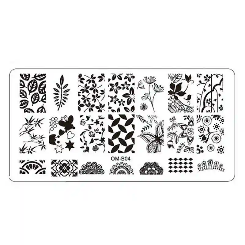 48 листов Новые цветочные кружевные наклейки для ногтей переводные украшения
