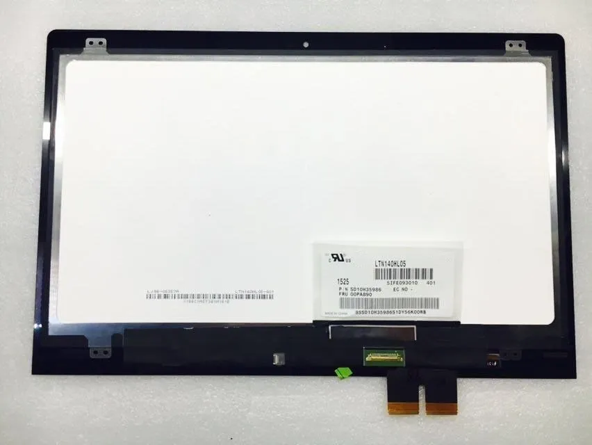 Новый 14 &quotдюймовый ЖК экран для Lenovo Flex 3 LTN140HL05 сенсорный дигитайзер сборка
