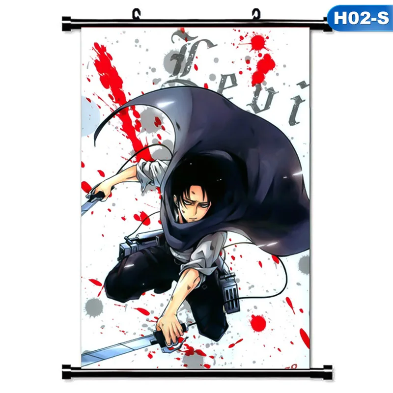 2 Домашний декор атака на Титанов Shingeki no Kyojin Косплей свиток - Color: 2