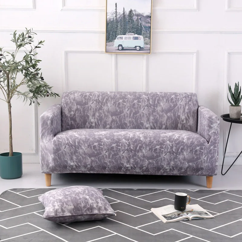 All-inclusive Living Room Sectional Sofa Cover Spandex Elastic Polyester Slipcovers Tight Wrap Protector Stretch Couch | Дом и сад