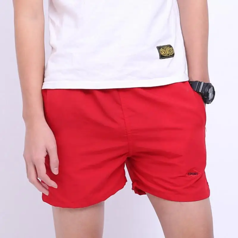 Летние пляжные мужские однотонные шорты-Карго повседневные брюки | Мужская