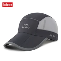 quick dry summer baseball caps foldable hat for men women casual anti ultraviolet hat