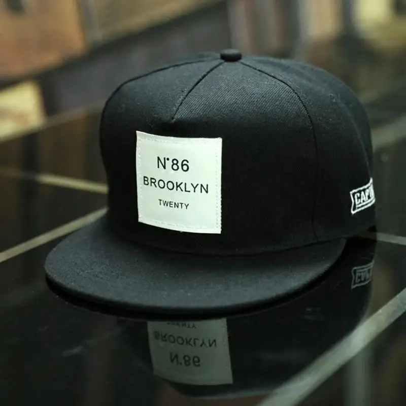 Новинка 2019 года бейсболка BROOKLYN с вышитыми буквами однотонные кепки нашивкой в