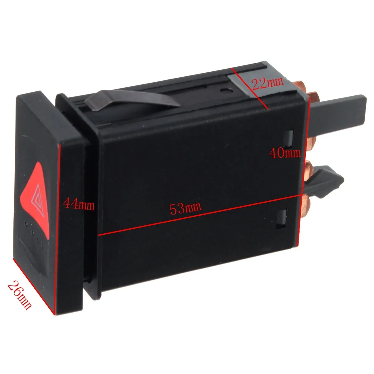 АвариПредупреждение световой индикатор VW Passat 3B0953235D|warning light switch|emergency switchhazard warning